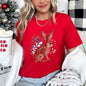 Rabbit, Folk Art, Scandinavian, Winter, Christmas Super Soft Tees