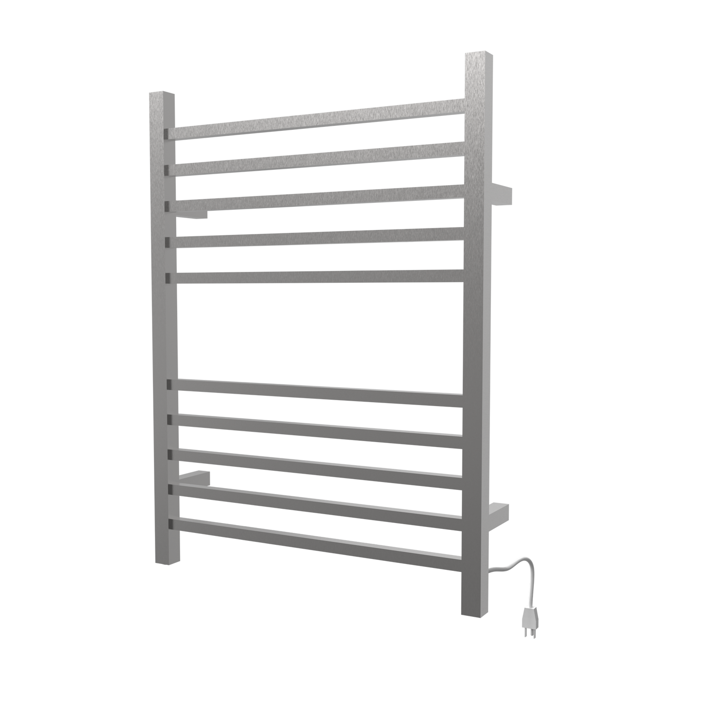 Radiant Square Hardwired + Plug-in Combo 10 Bar Towel Warmer