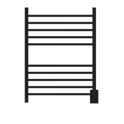 Radiant Square Hardwired + Plug-in Combo 10 Bar Towel Warmer