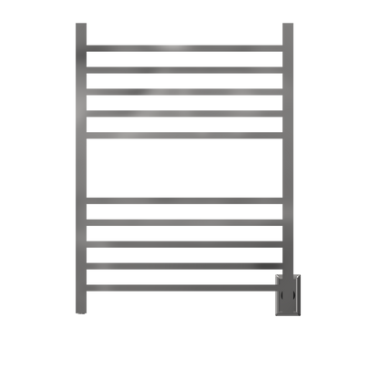 Radiant Square Hardwired + Plug-in Combo 10 Bar Towel Warmer