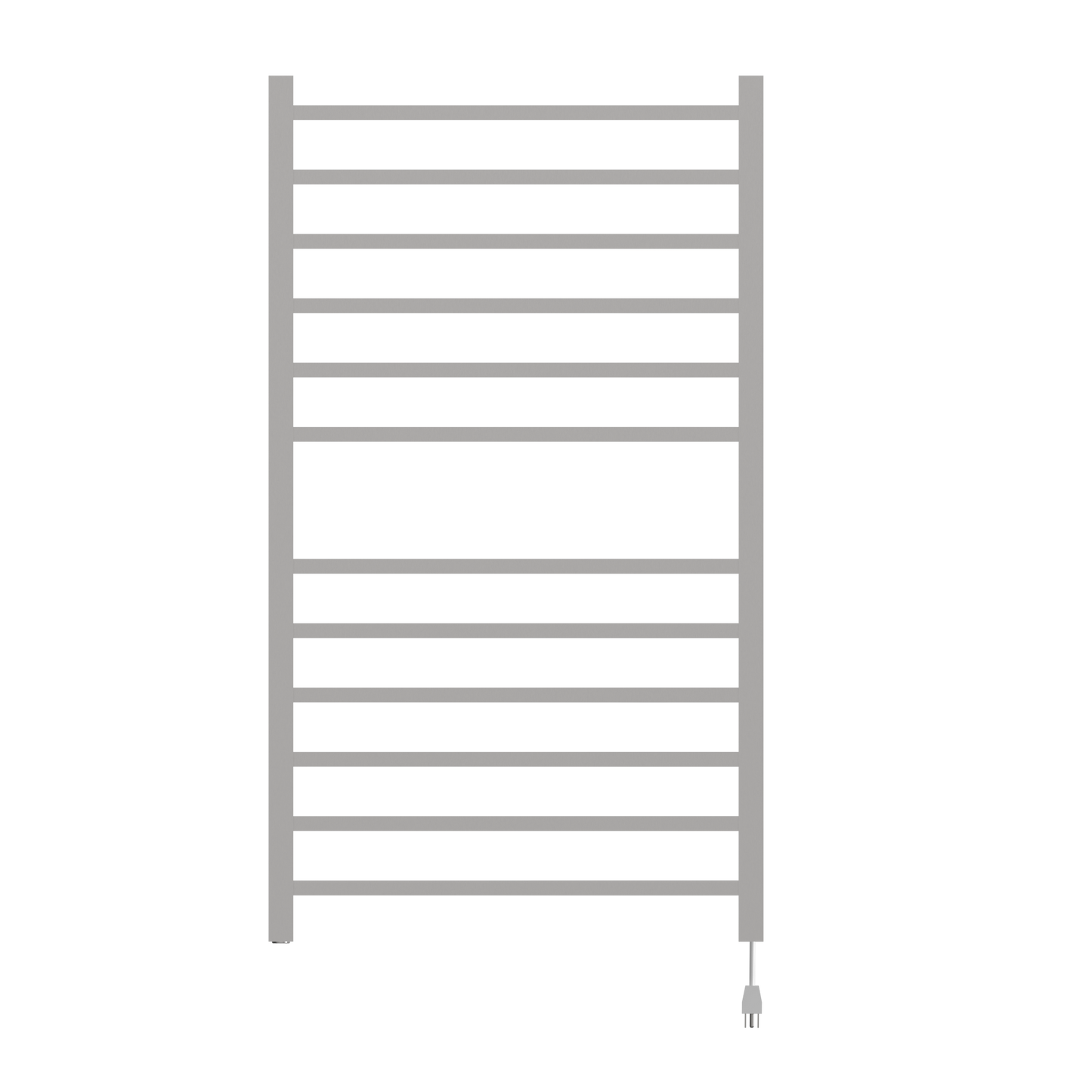 Radiant Large Square Hardwired + Plug-in Combo 12 Bar Towel Warmer