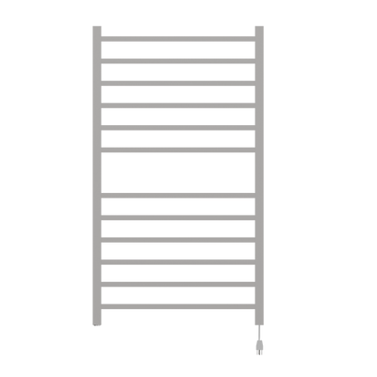 Radiant Large Square Hardwired + Plug-in Combo 12 Bar Towel Warmer