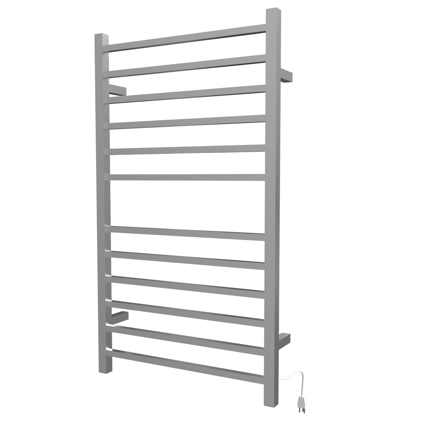 Radiant Large Square Hardwired + Plug-in Combo 12 Bar Towel Warmer