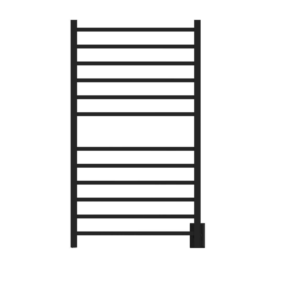 Radiant Large Square Hardwired + Plug-in Combo 12 Bar Towel Warmer