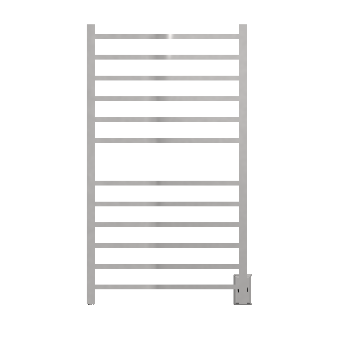 Radiant Large Square Hardwired + Plug-in Combo 12 Bar Towel Warmer