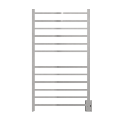 Radiant Large Square Hardwired + Plug-in Combo 12 Bar Towel Warmer