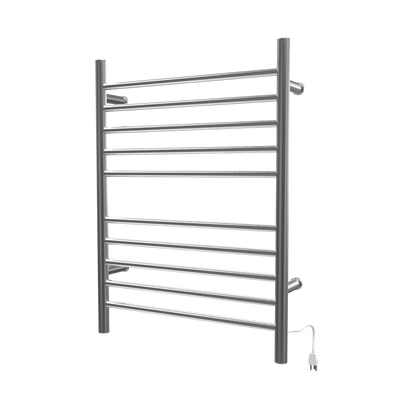 Radiant Hardwired + Plug-in Combo Straight 10 Bar Towel Warmer