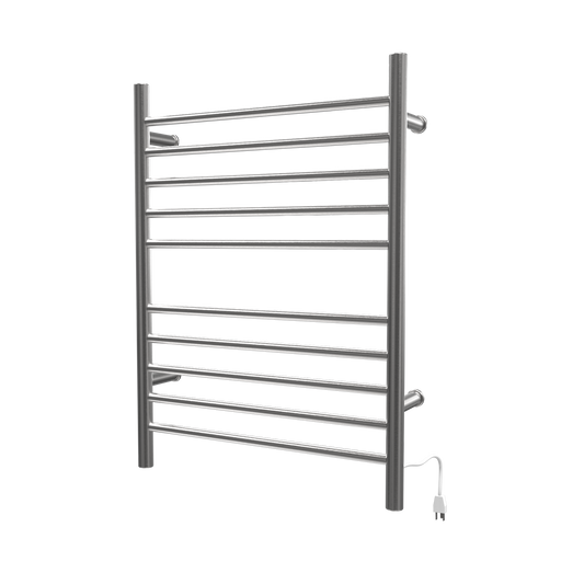 Radiant Hardwired + Plug-in Combo Straight 10 Bar Towel Warmer