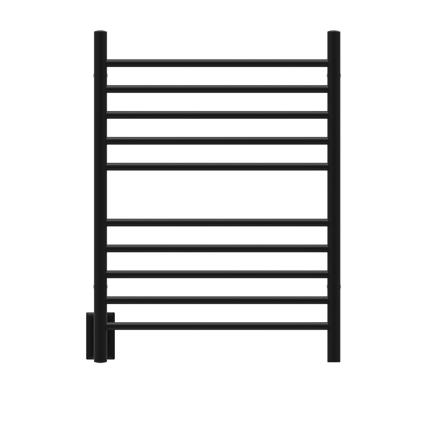 Radiant RWH-SMB-LEFT Left Straight 10-Bar Towel Warmer – Plug-In / Hardwired Combo