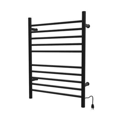 Radiant Hardwired + Plug-in Combo Straight 10 Bar Towel Warmer