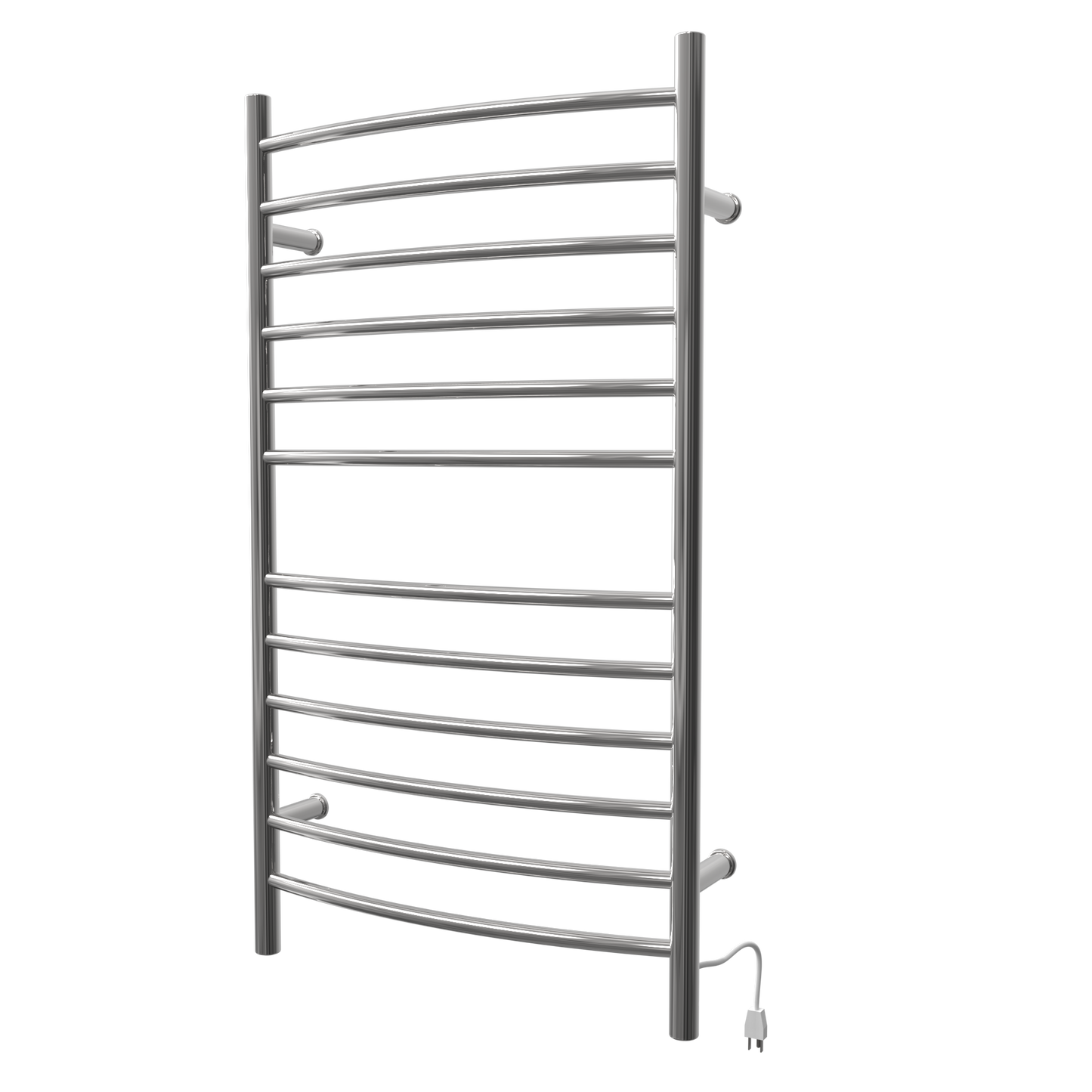 Radiant Large Hardwired + Plug-in Combo Curved 12 Bar Towel Warmer