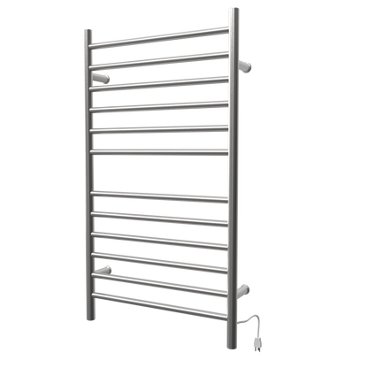Radiant Large Hardwired + Plug-in Combo Straight 12 Bar Towel Warmer