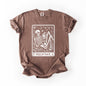 Read In Peace, Halloween, Skeleton, Tarot, Books, Library, Comfort Colors T-Shirt