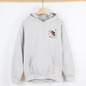 Reading Ghost, Cat, Funny, Halloween, Book, Library, Pocket, Graphic Hoodie, Hooded Sweatshirt