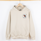Reading Ghost, Cat, Funny, Halloween, Book, Library, Pocket, Graphic Hoodie, Hooded Sweatshirt