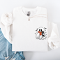 Reading Ghost, Cat, Funny, Halloween, Book, Library, Pocket Sweatshirt