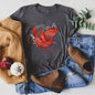 Red Bird, Folk Art, Scandinavian, Winter, Christmas Super Soft Tees