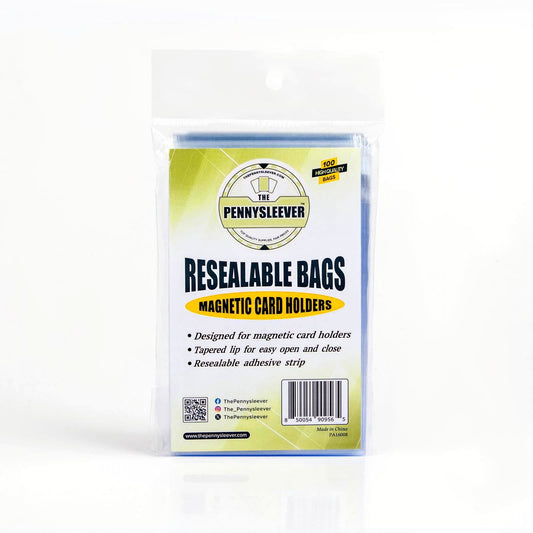 Resealable Bags for Magnetic Card Holders (100 count)