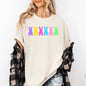 Retro Bunnies, Colorful, Pastel, Easter, Bunny, Jesus, Rabbit, Holiday Tshirt Comfort Colors T-Shirt