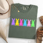 Retro Bunnies, Colorful, Pastel, Easter, Bunny, Jesus, Rabbit, Holiday Tshirt Comfort Colors T-Shirt