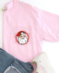 Retro Checkered Santa, Pocket, Christmas, Snow, Winter, Xmas Pocket Tee Comfort Colors T-Shirt