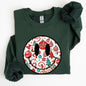 Retro Christmas Smiley, Funny, Winter, Santa, Xmas Sweatshirt