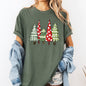 Retro Christmas Trees, Winter, Snow, Santa Tshirt Comfort Colors T-Shirt
