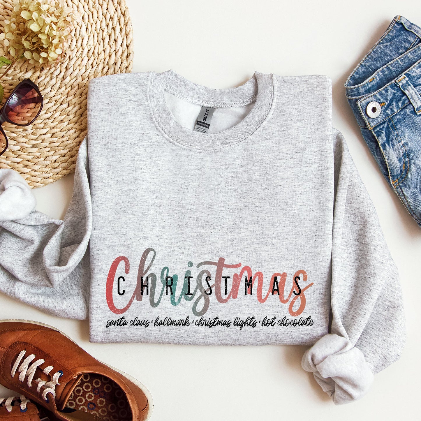Retro Christmas, Hallmark, Best Things Sweatshirt