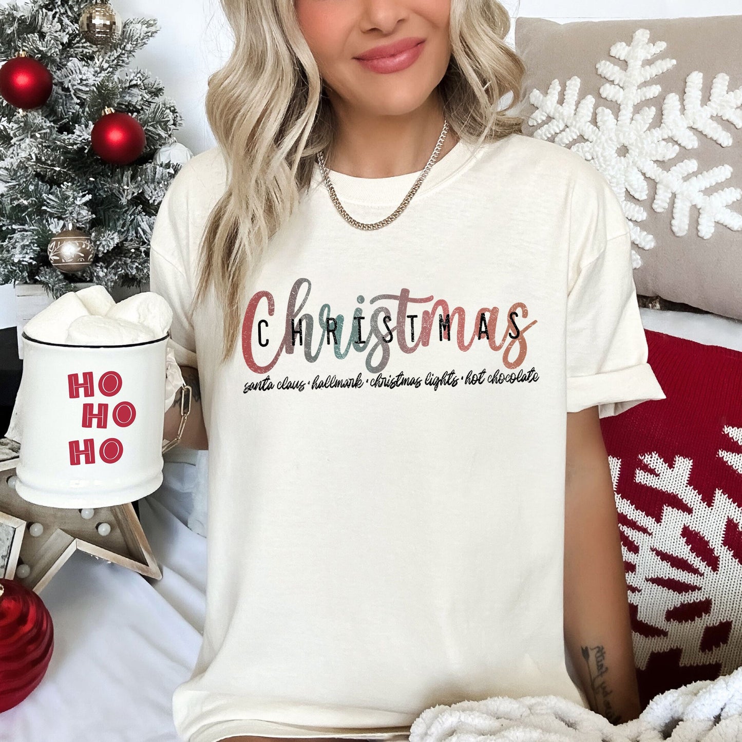 Retro Christmas, Hallmark, Best Things, Comfort Colors Tshirt