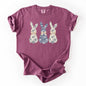 Retro Easter Bunnies, Girly, Chinoiserie Patterns, Cute, Rabbits Tshirt Comfort Colors T-Shirt