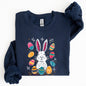 Retro Easter Bunny, Eggs, Cute Sweatshirt