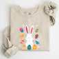 Retro Easter Bunny, Eggs, Cute Sweatshirt