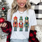Retro Nutcrackers, Classic, Colorful Christmas Super Soft Tees