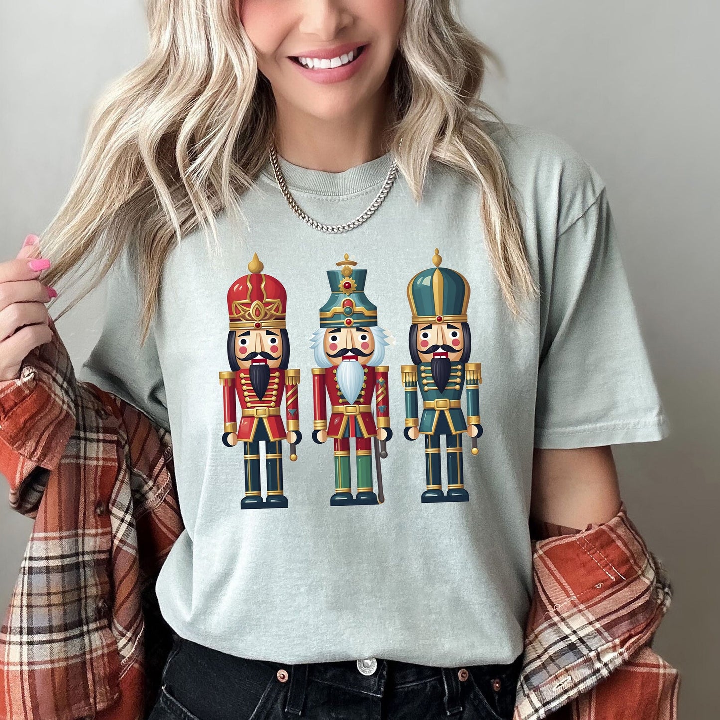 Retro Nutcrackers, Classic, Colorful Christmas, Comfort Colors Tshirt