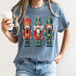 Retro Nutcrackers, Classic, Colorful Christmas, Comfort Colors Tshirt