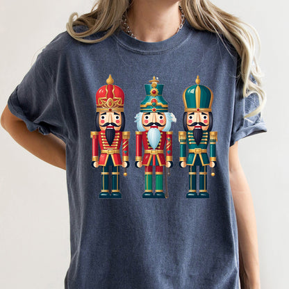 Retro Nutcrackers, Classic, Colorful Christmas, Comfort Colors Tshirt