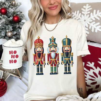 Retro Nutcrackers, Classic, Colorful Christmas, Comfort Colors Tshirt