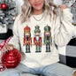 Retro Nutcrackers, Classic, Colorful Christmas Sweatshirt