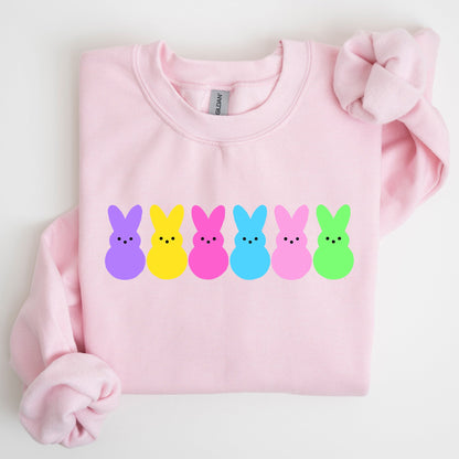 Retro Peeps, Easter Candy, Rabbit, Bunny Sweatshirt