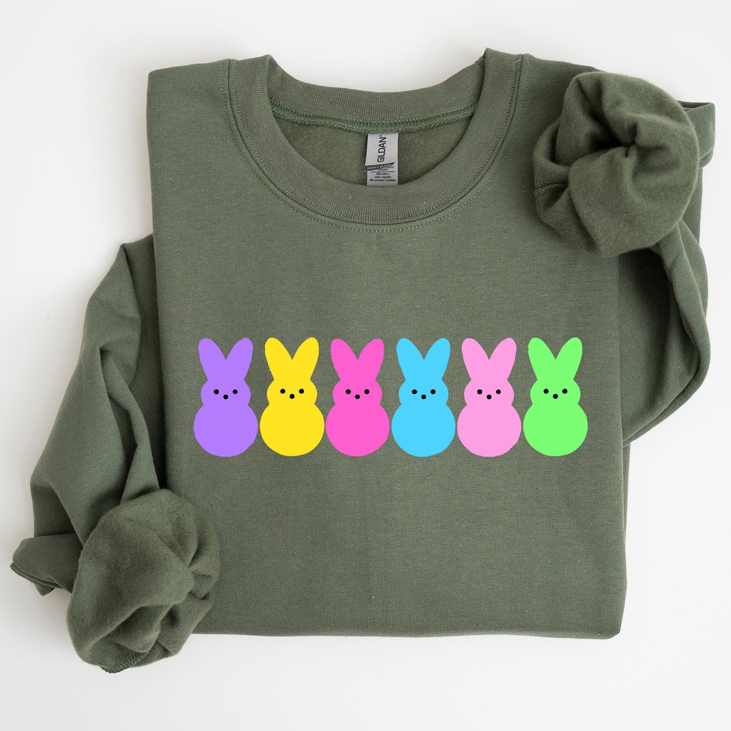 Retro Peeps, Easter Candy, Rabbit, Bunny Sweatshirt