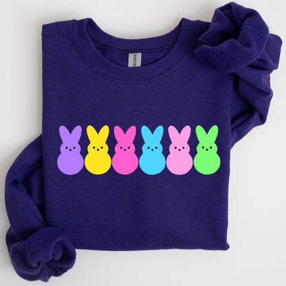 Retro Peeps, Easter Candy, Rabbit, Bunny Sweatshirt