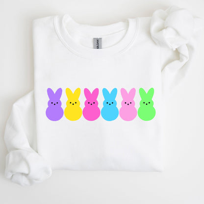Retro Peeps, Easter Candy, Rabbit, Bunny Sweatshirt