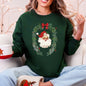 Retro Santa, Christmas, Vintage, Cute Sweatshirt