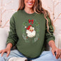Retro Santa, Christmas, Vintage, Cute Sweatshirt