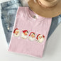 Retro Santas In A Row, Christmas, Winter, Xmas Tshirt Comfort Colors T-Shirt