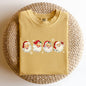 Retro Santas In A Row, Christmas, Winter, Xmas Tshirt Comfort Colors T-Shirt