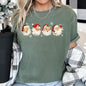 Retro Santas With Snowflakes, Christmas, Comfort Colors Tshirt