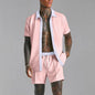 Retro cool summer Men's beach shorts set