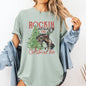 Rockin Around The Christmas Tree, Cowboy, Country, Western, Santa, Xmas Tshirt Comfort Colors T-Shirt