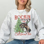 Rockin Around The Christmas Tree, Cowboy, Country, Western, Santa, Xmas Sweatshirt
